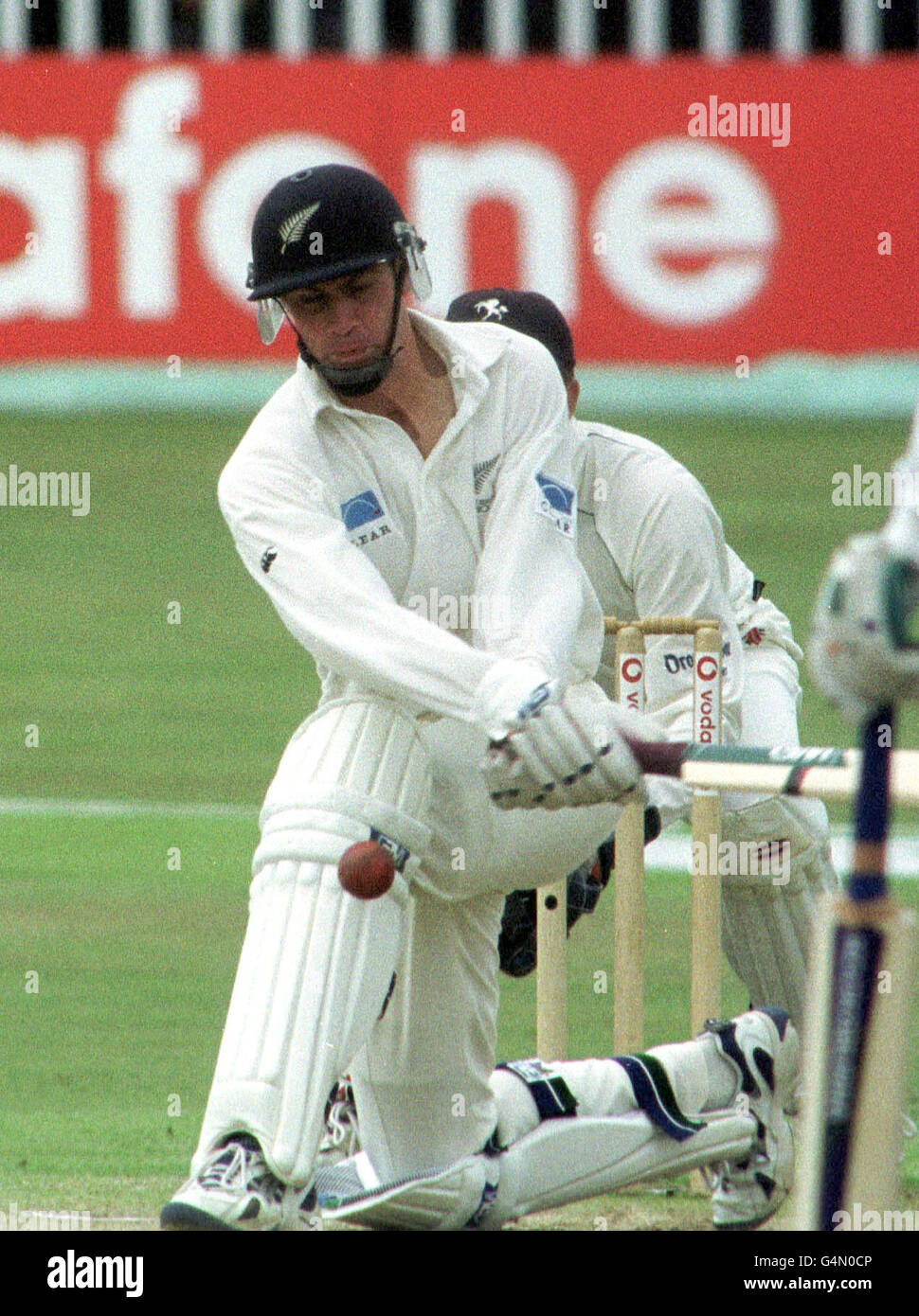 Cricket Kent V Nz Horne Stock Photo Alamy