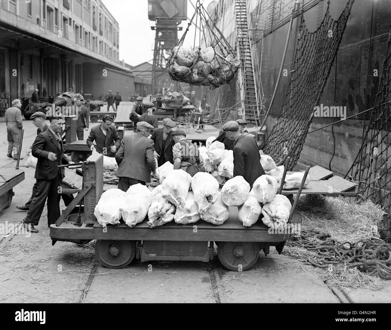 British Industry Strikes London Dock Strike London Stock Photo
