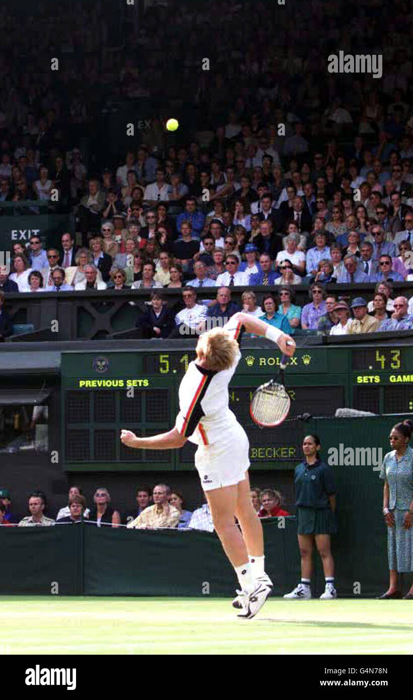 Photo Ancienne Boris Becker – Wimbledon Juin 1997 – Défaite – Tirage Original Années 90