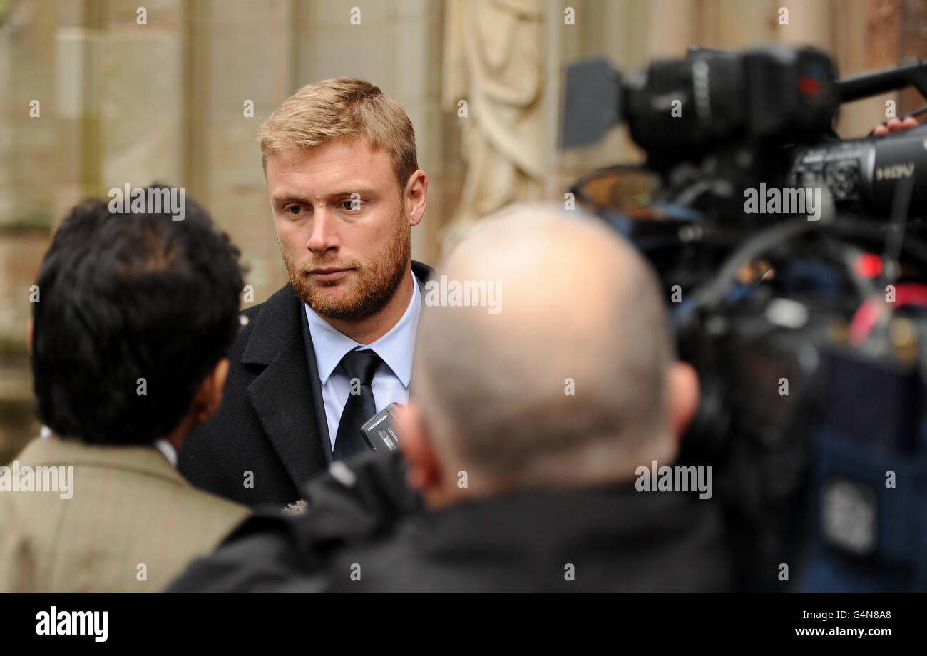 Sport - Graham Dilley Thanksgiving Service - Worcester Cathedral Stock Photo