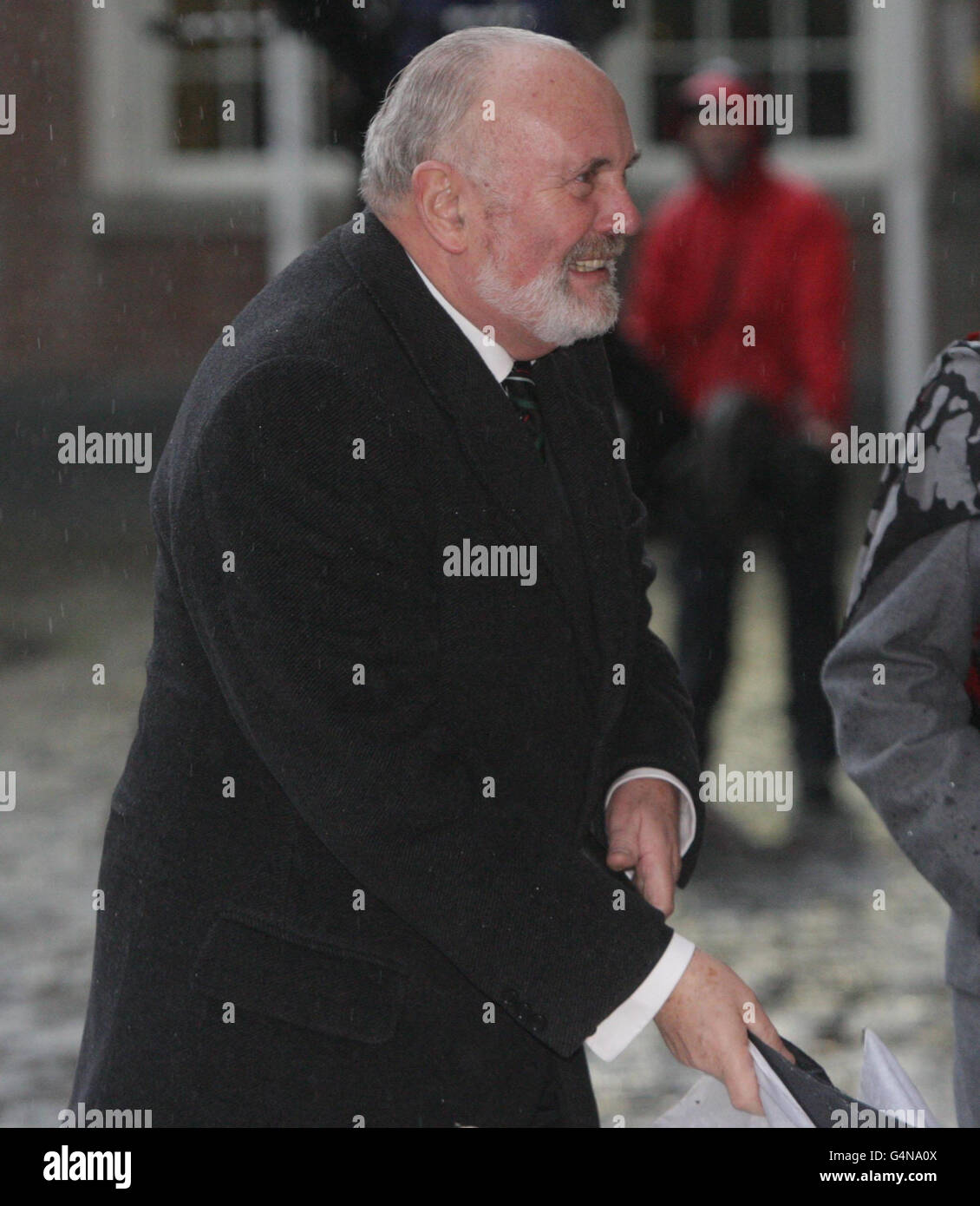Presidential Candidate David Norris arrives at Dublin Castle for the inauguration ceremony of President-elect Michael D Higgins as Ireland's ninth head of state today. PRESS ASSOCIATION. Picture date: Friday November 11, 2011. See PA story IRISH President. Photo credit should read: Niall Carson/PA Wire Stock Photo