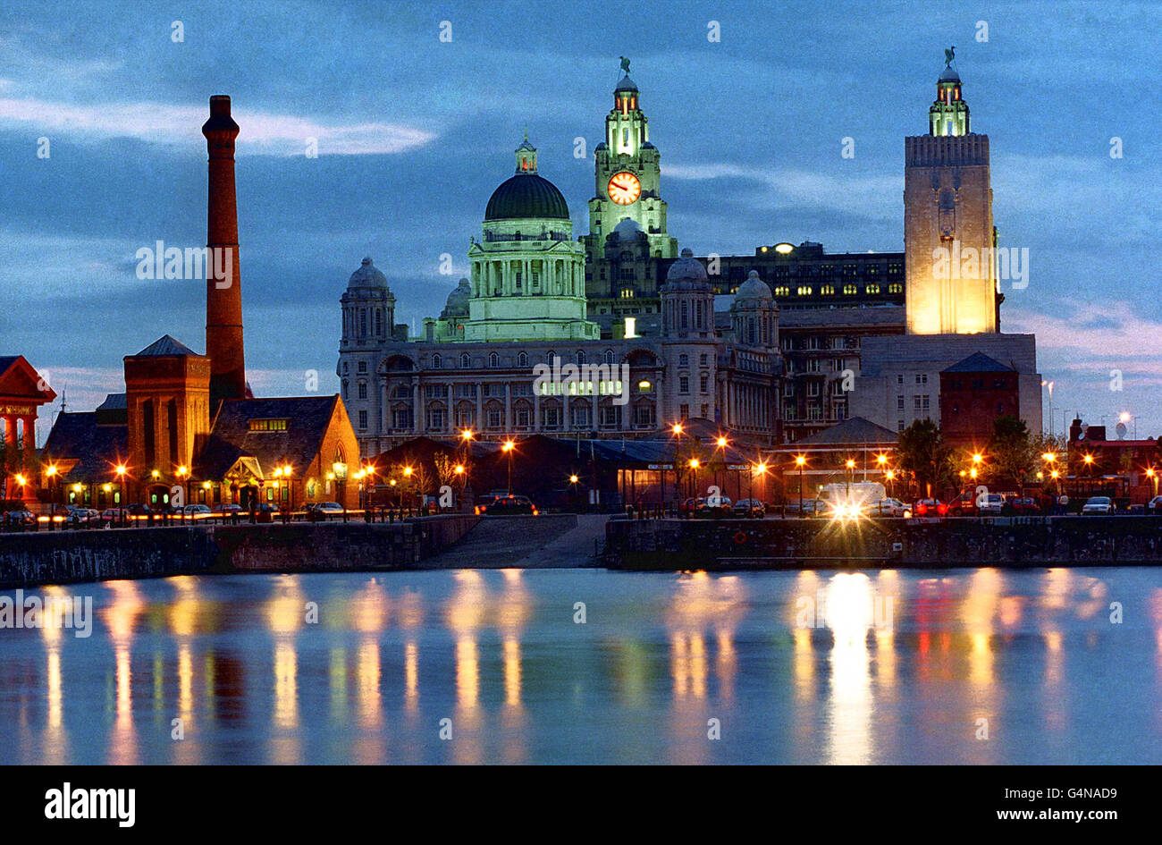 Buildings And Landmarks Royal Liver Building Liverpool Stock Photo buildings-and-landmarks-royal-liver-building-liverpool-stock-photo