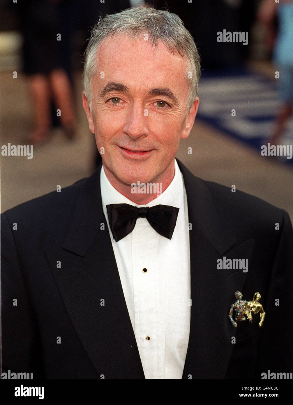 Actor Anthony Daniels, who plays C3PO, arrives for the Royal Premiere of Star Wars: Episode 1, The Phantom Menace at Leicester Square, London. Stock Photo