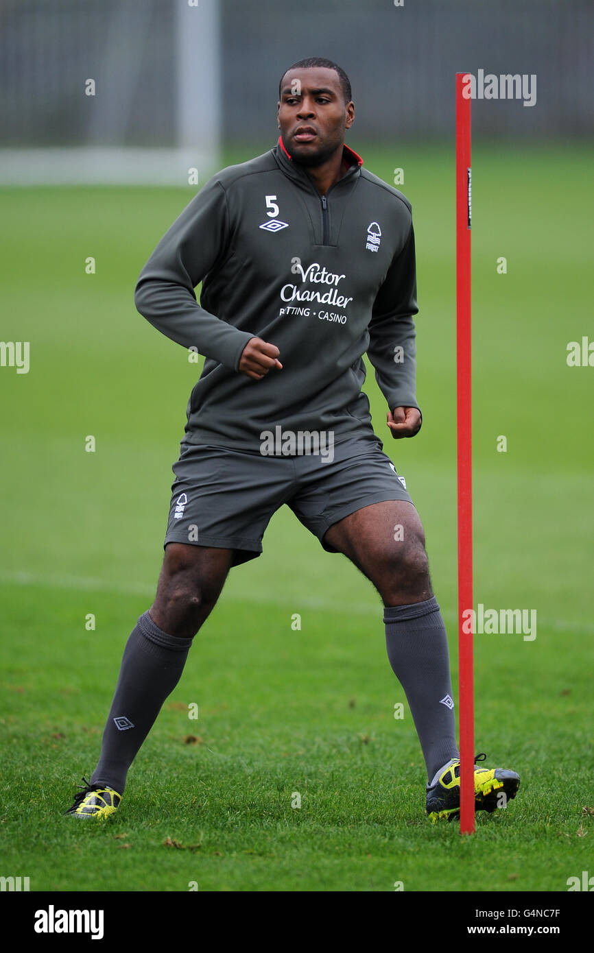 Nottingham forests wes training hires stock photography and