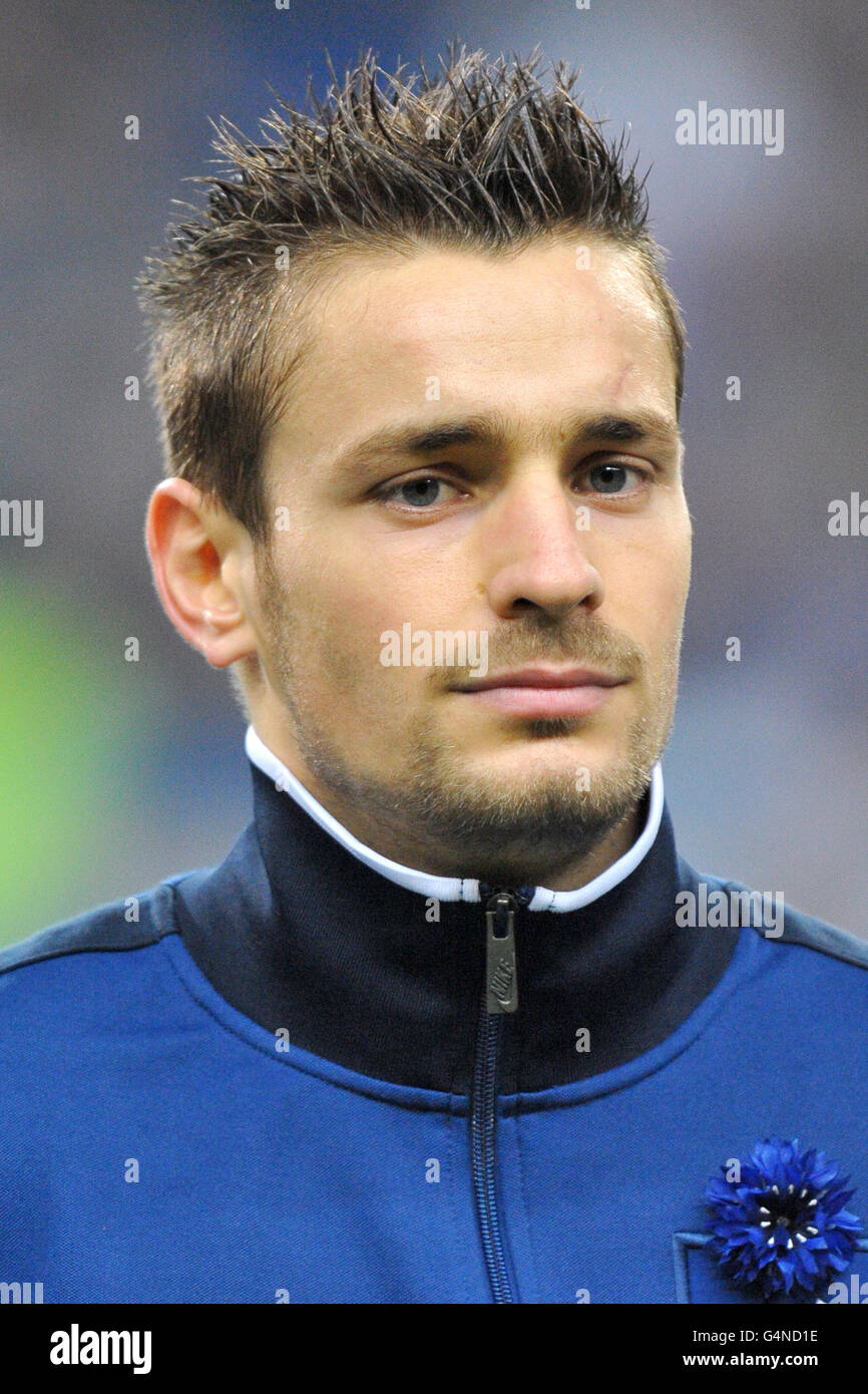 Soccer - International Friendly - France v USA - Stade de France. Mathieu Debuchy, France Stock Photo