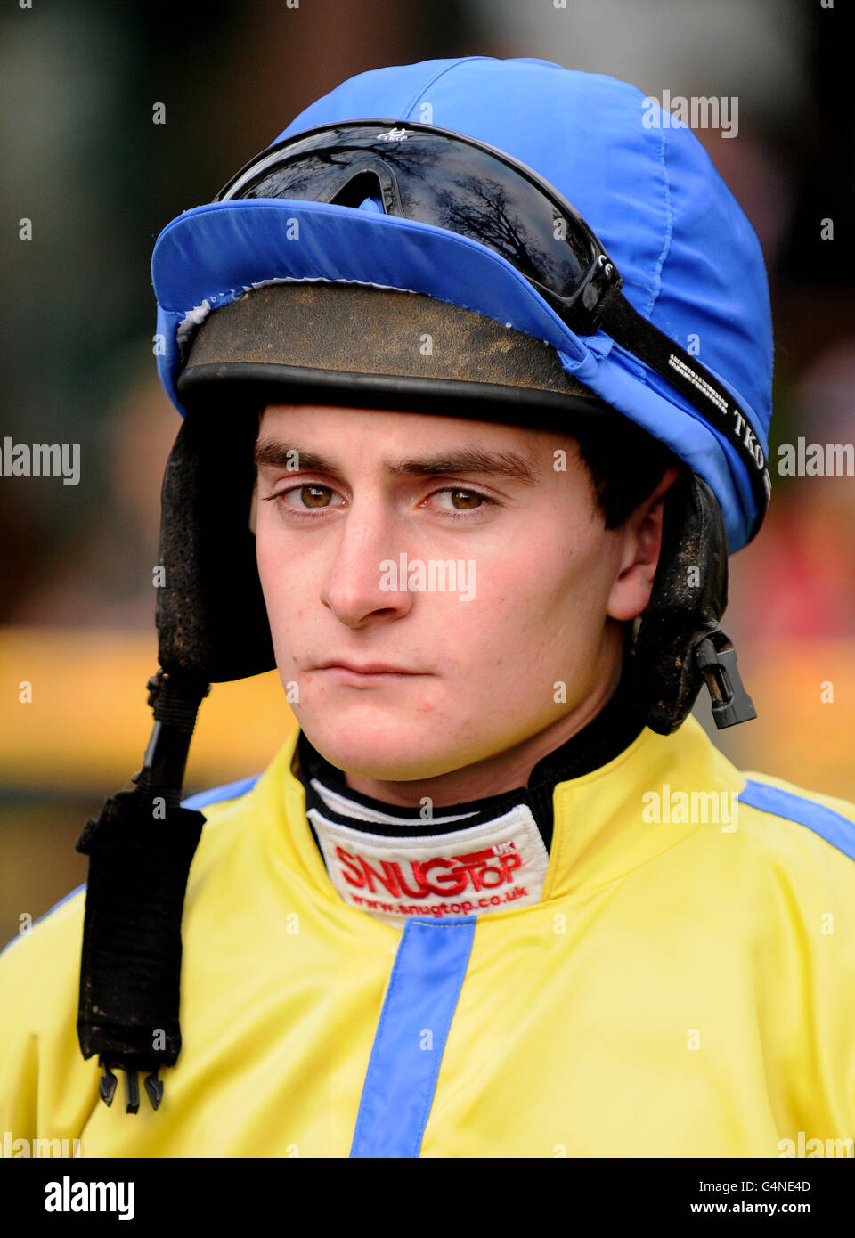 Horse racing betfair chase raceday haydock park racecourse hires stock