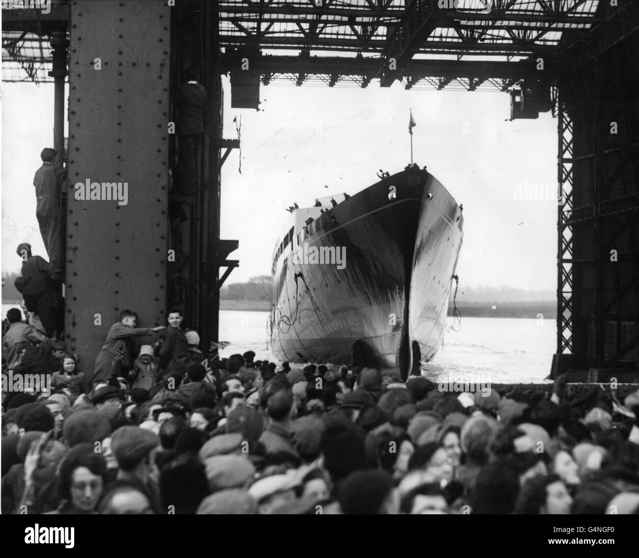 Transport Royal Yacht Britannia John Brown's Shipyard, Clydebank