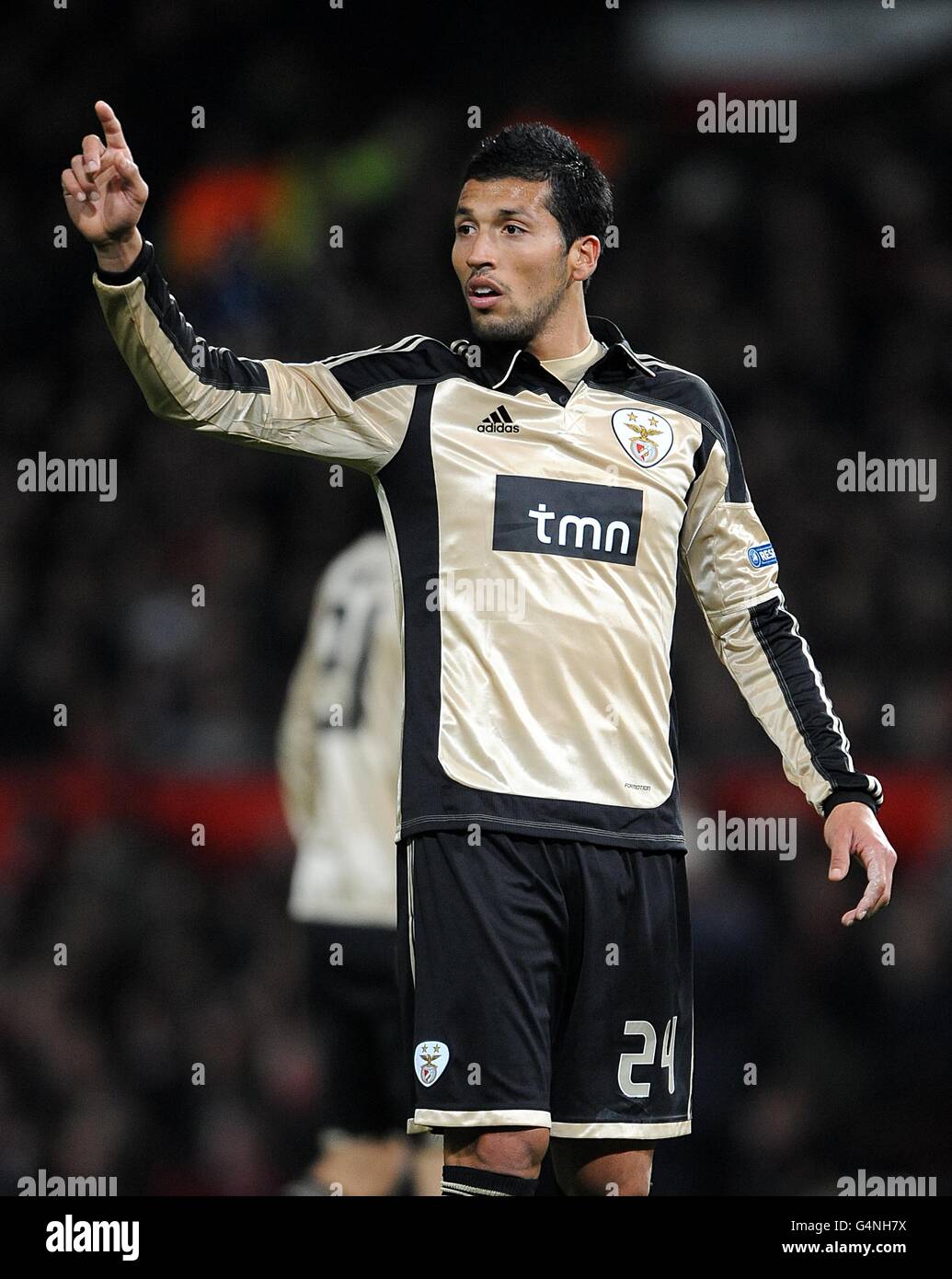 Soccer - UEFA Champions League - Group C - Manchester United v Benfica - Old Trafford. Ezequiel Garay, Benfica Stock Photo