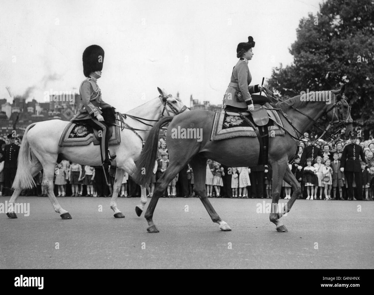 Royalty - Trooping the Colour - London Stock Photo