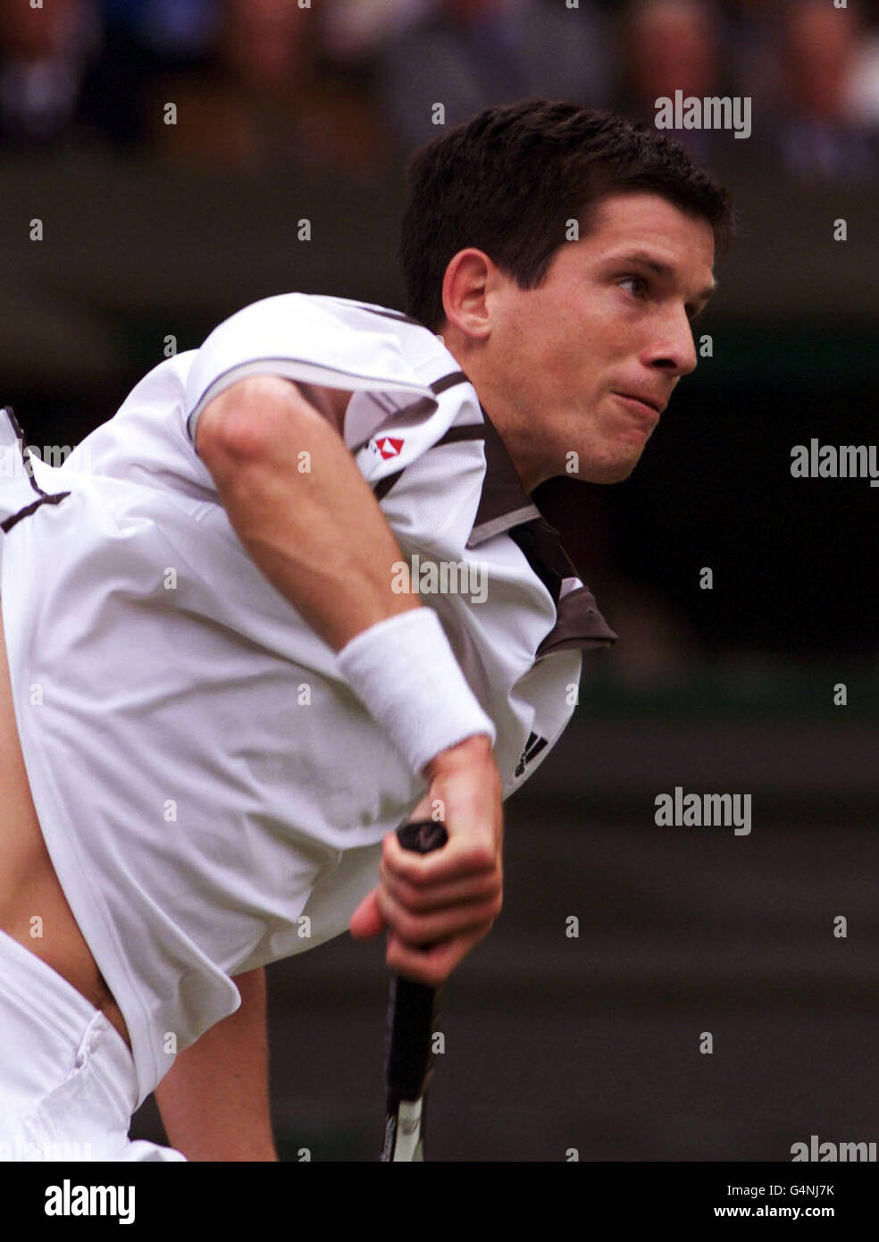 Tennis/Wimbledon Henman Stock Photo