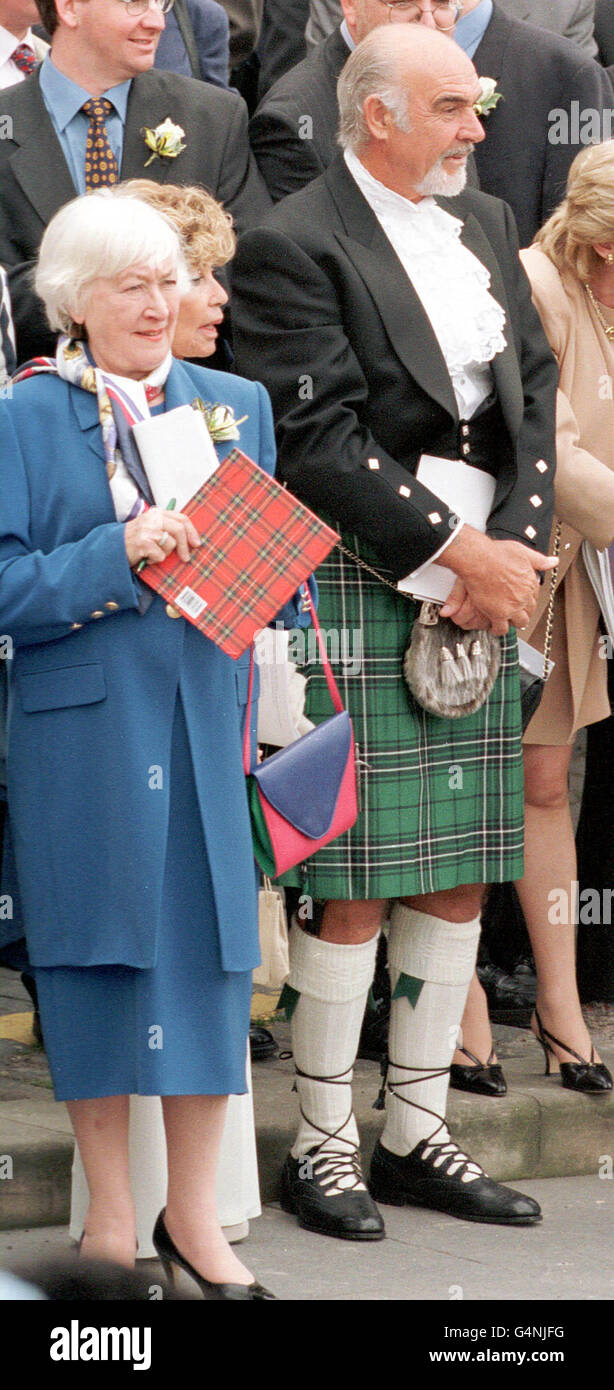 Scotland/Connery watches parade Stock Photo