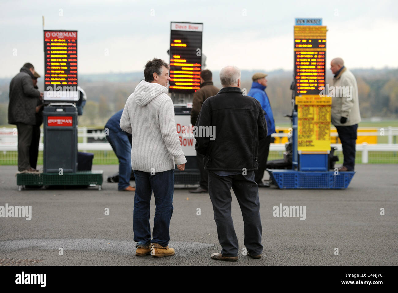 Horse Racing Towcester Racecourse Stock Photo Alamy