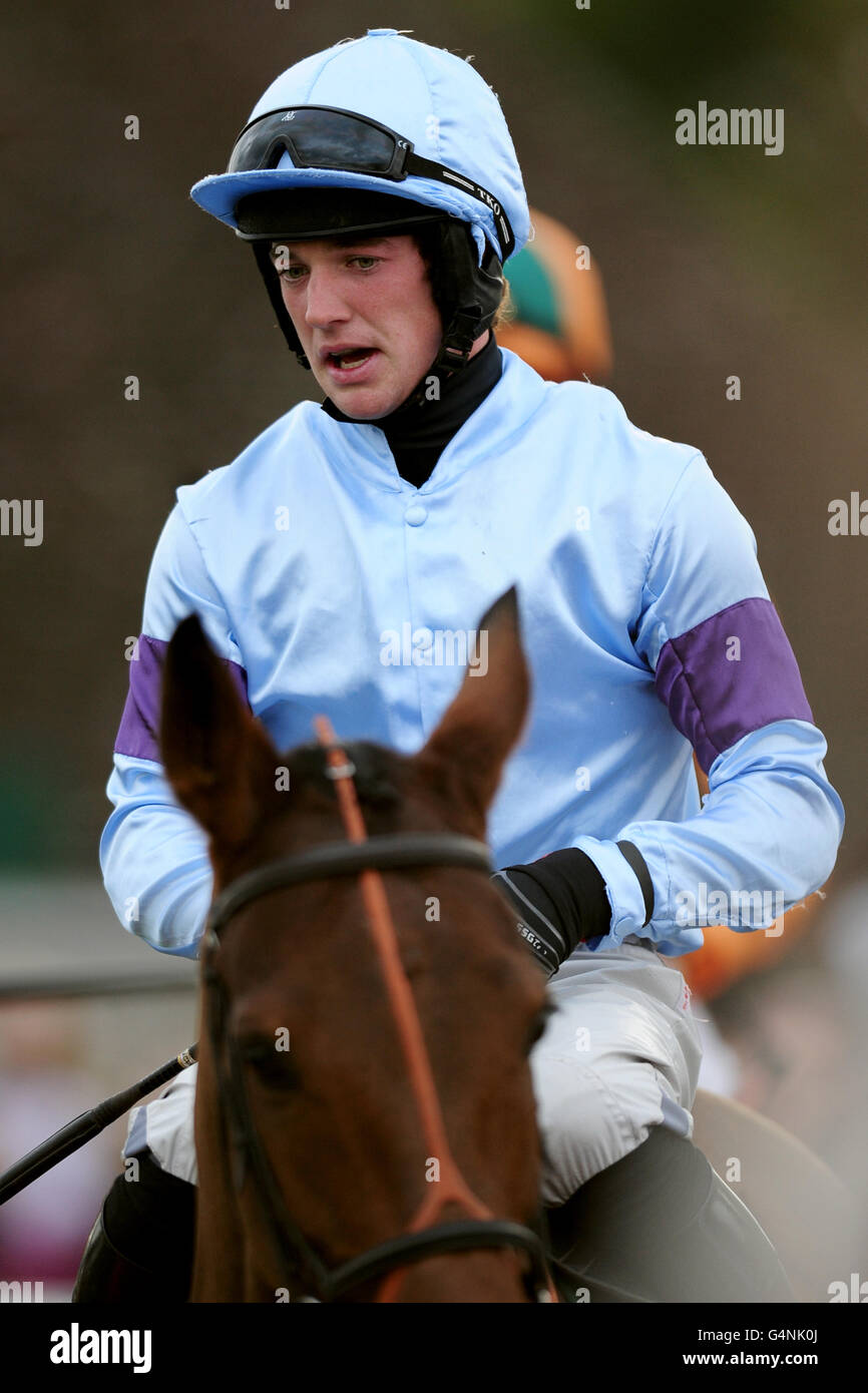 Horse Racing Towcester Racecourse. Richard McLernon, jockey Stock
