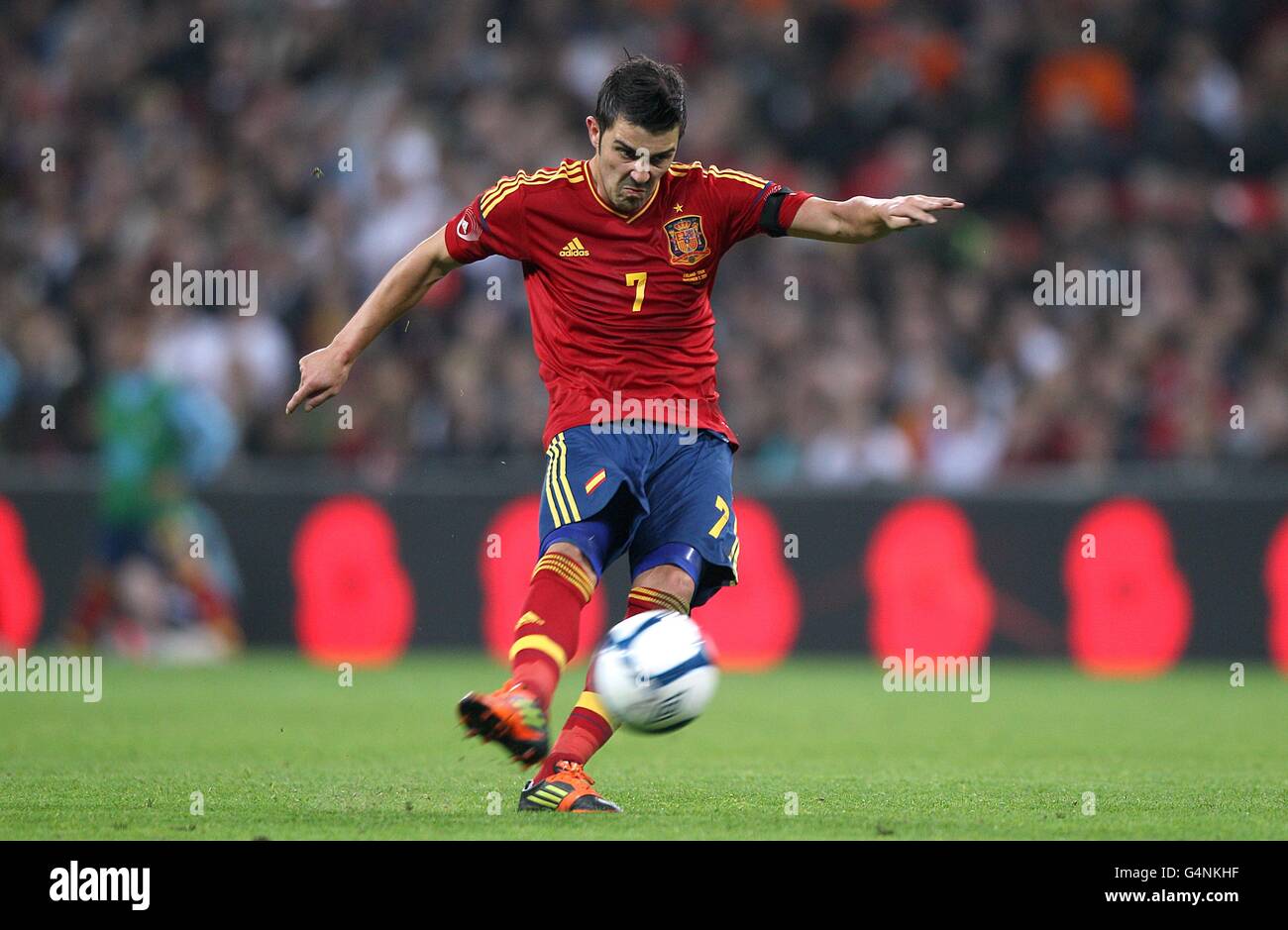 Soccer - International Friendly - England v Spain - Wembley Stadium Stock Photo