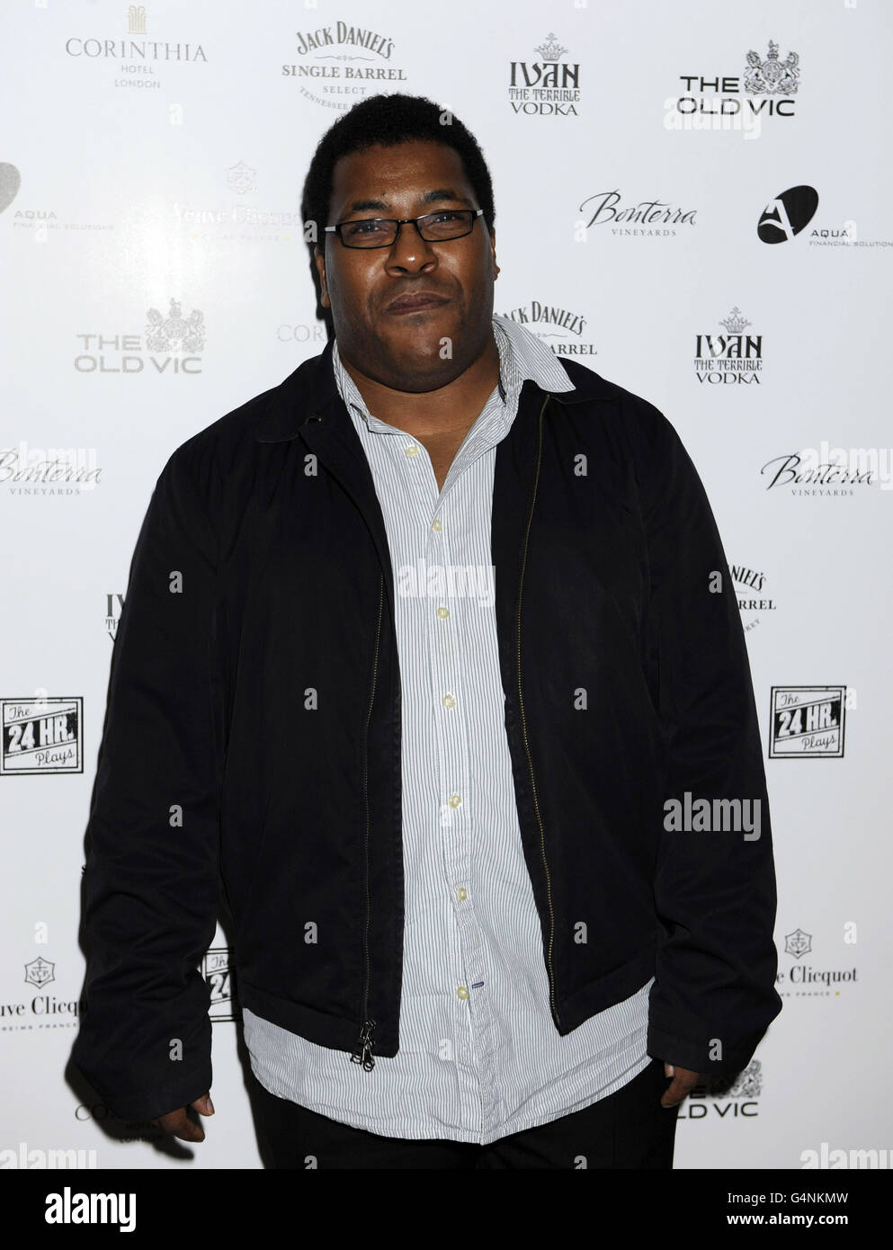 Roy Williams arrives at The Old Vic 24 Hour Plays celebrity gala