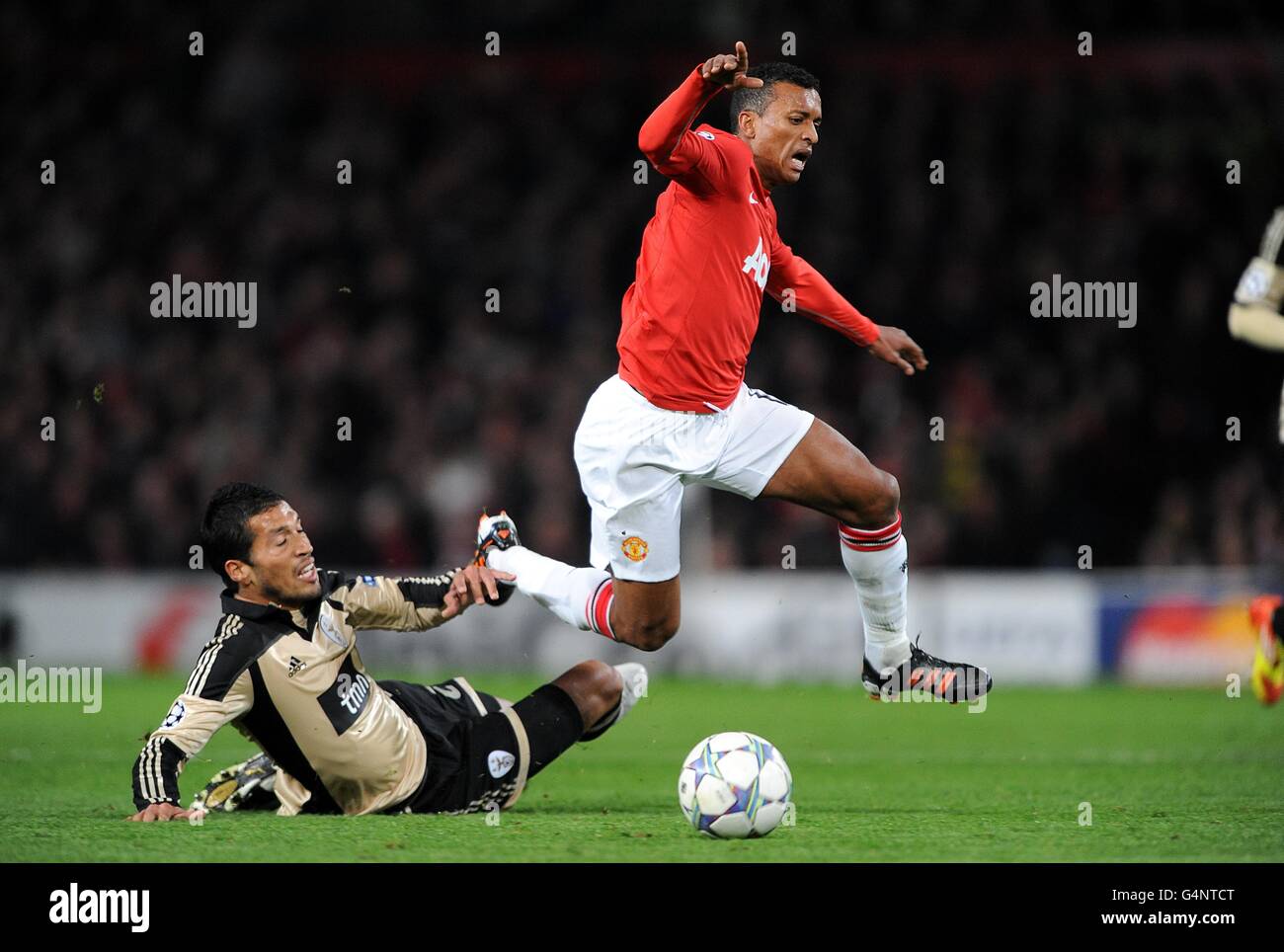 Soccer - UEFA Champions League - Group C - Manchester United v Benfica - Old Trafford Stock Photo