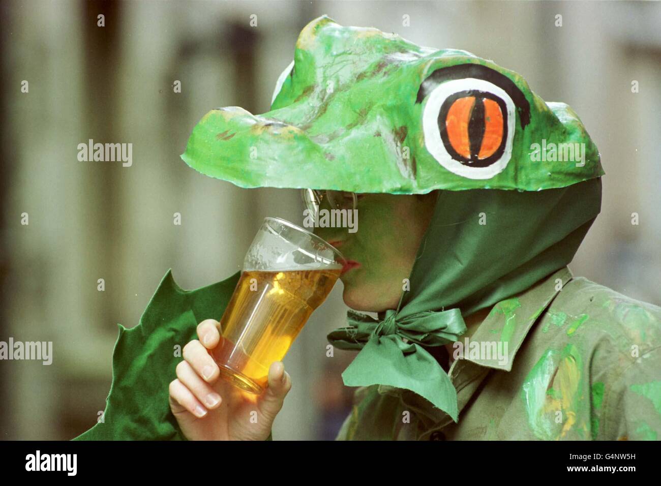 Landscape frog costume drinking acting theatre hi-res stock photography and  images - Alamy