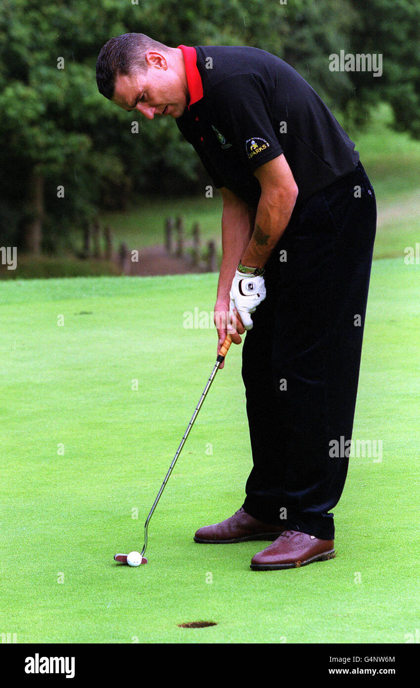 Celebrity golf/Vinnie Jones Stock Photo Alamy