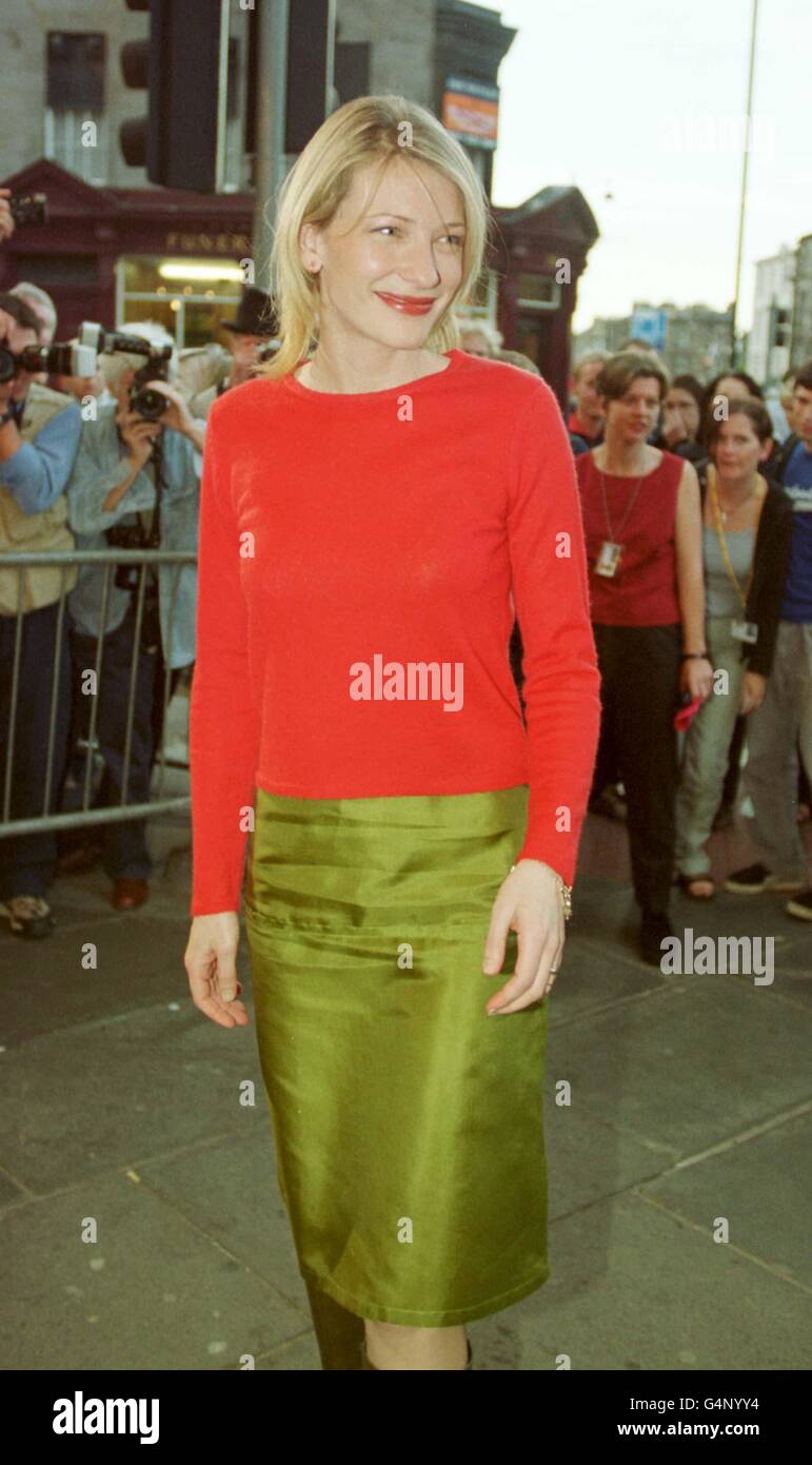 Arriving at the uk premiere of pushing tin hi-res stock photography and
