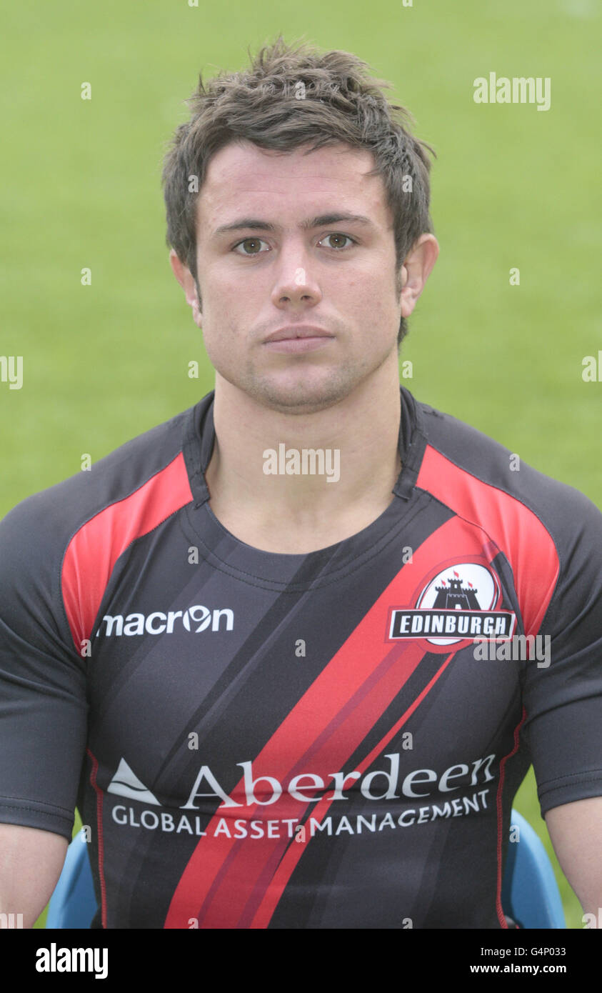 Rugby Union - Edinburgh Squad Photocall - Murrayfield. James Fleming,  Edinburgh Stock Photo - Alamy