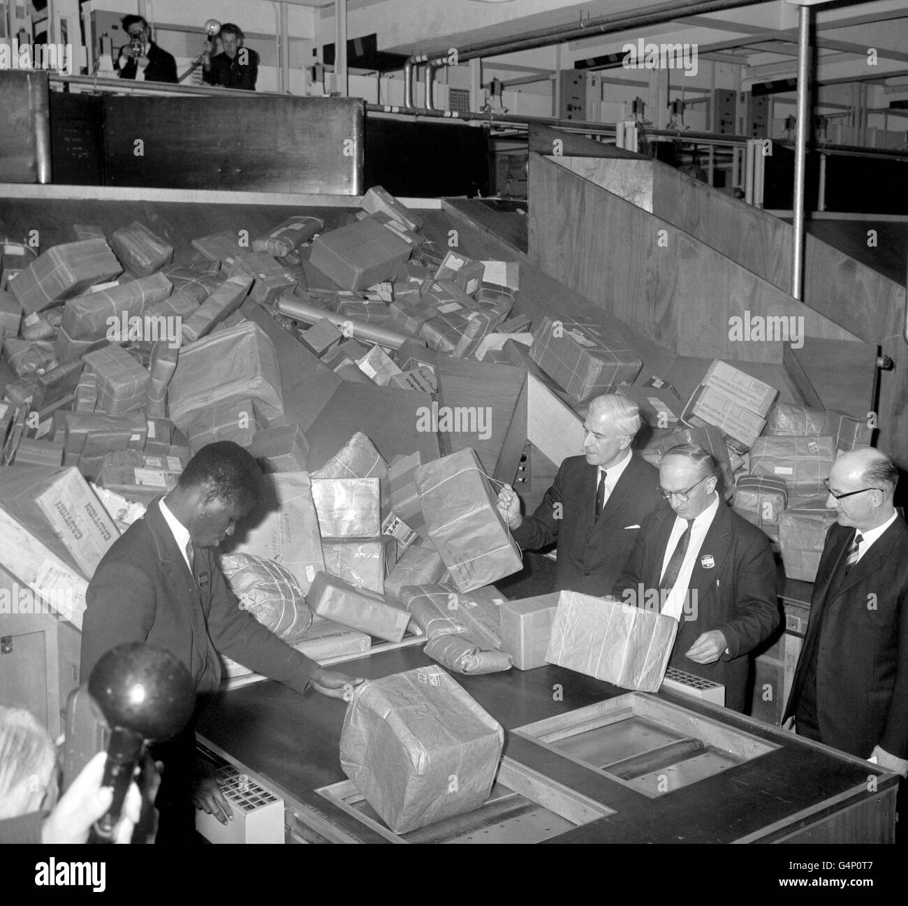 British Postal Service Christmas Mail London Stock Photo Alamy