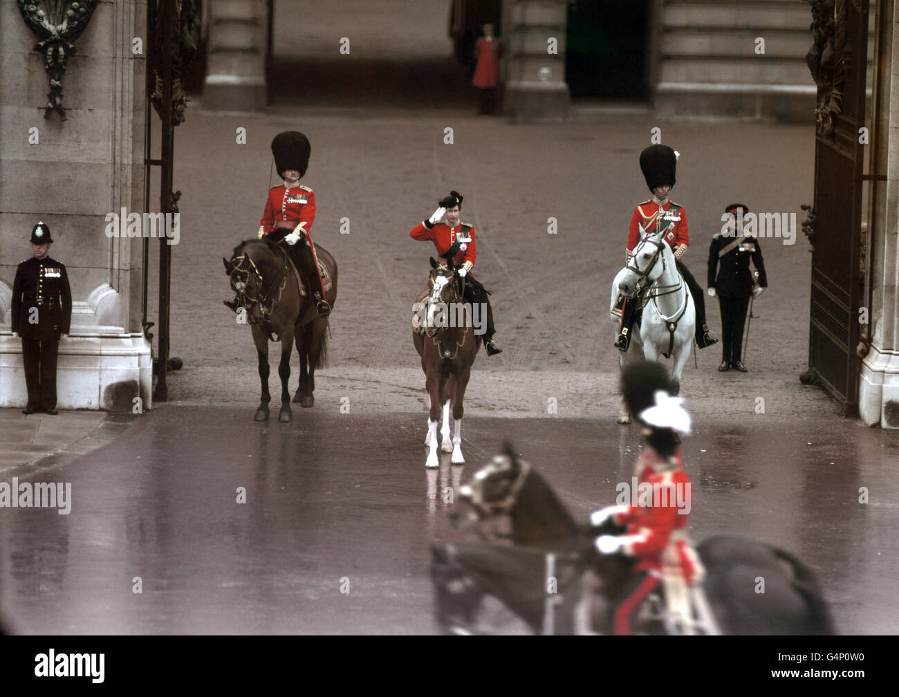Royalty - Trooping the Colour - London Stock Photo