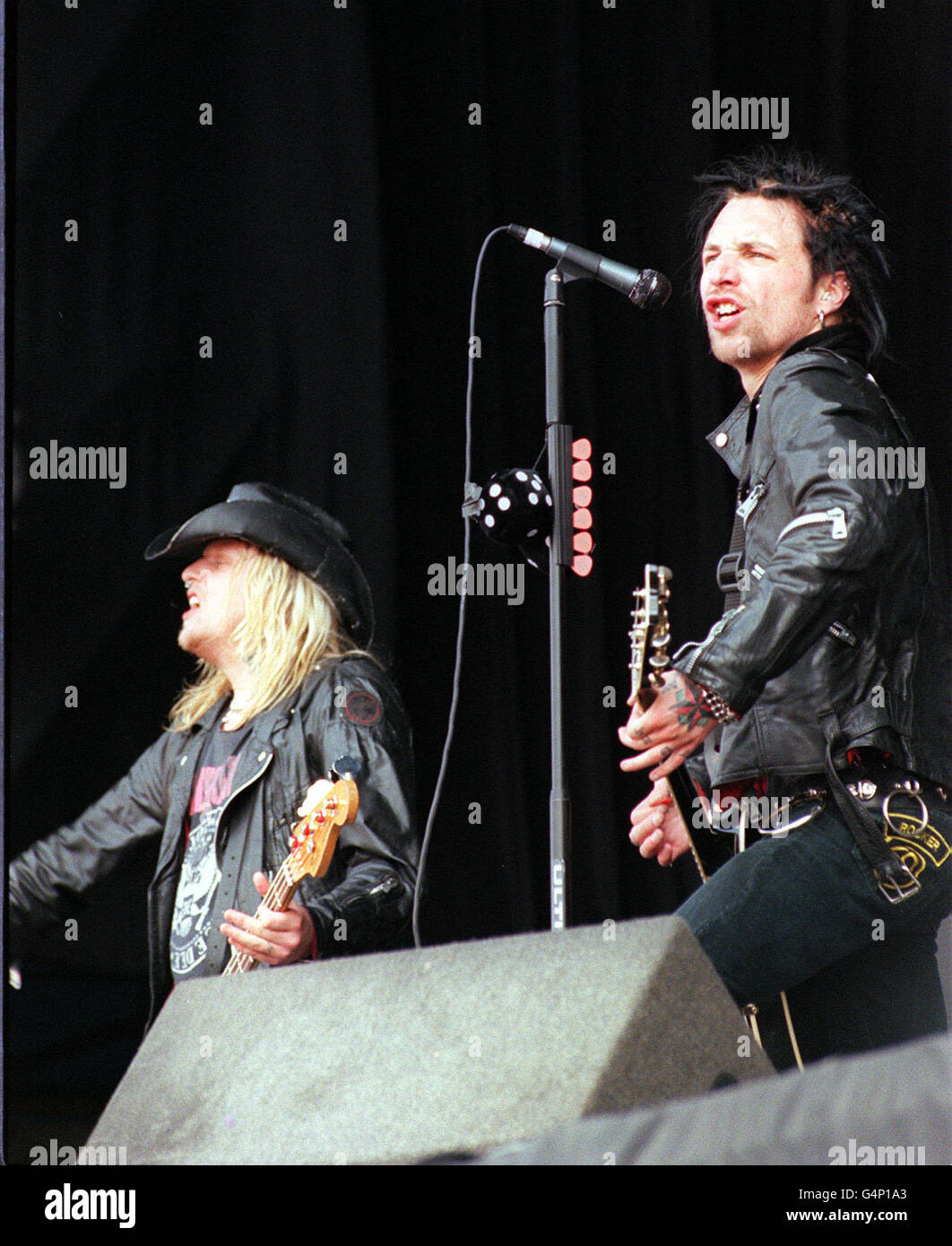 Reading/Backyard Babies. Members of the band Backyard Babies performing