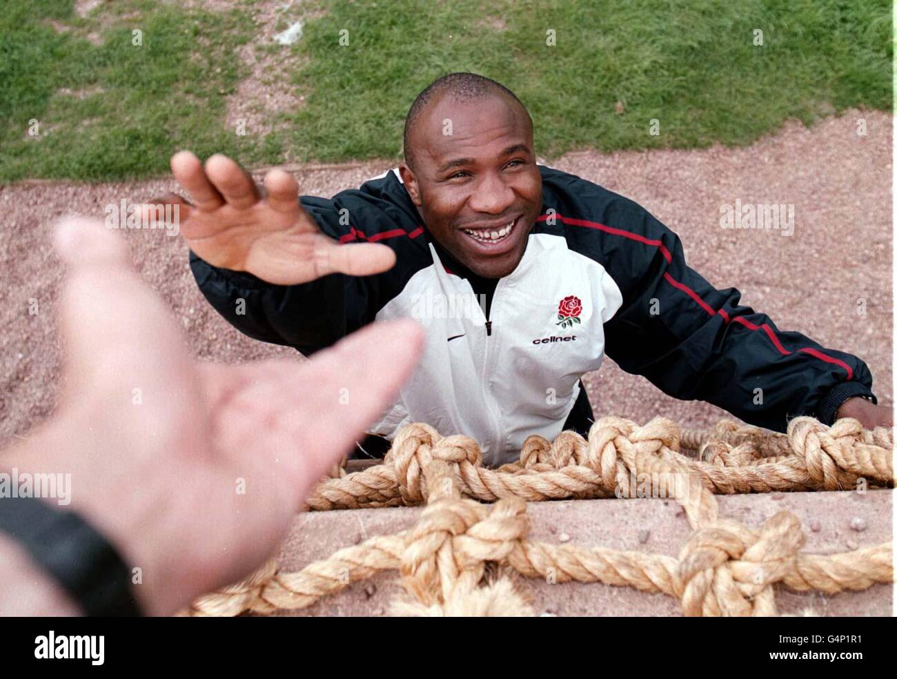 RUGBYU England Ubogu Stock Photo