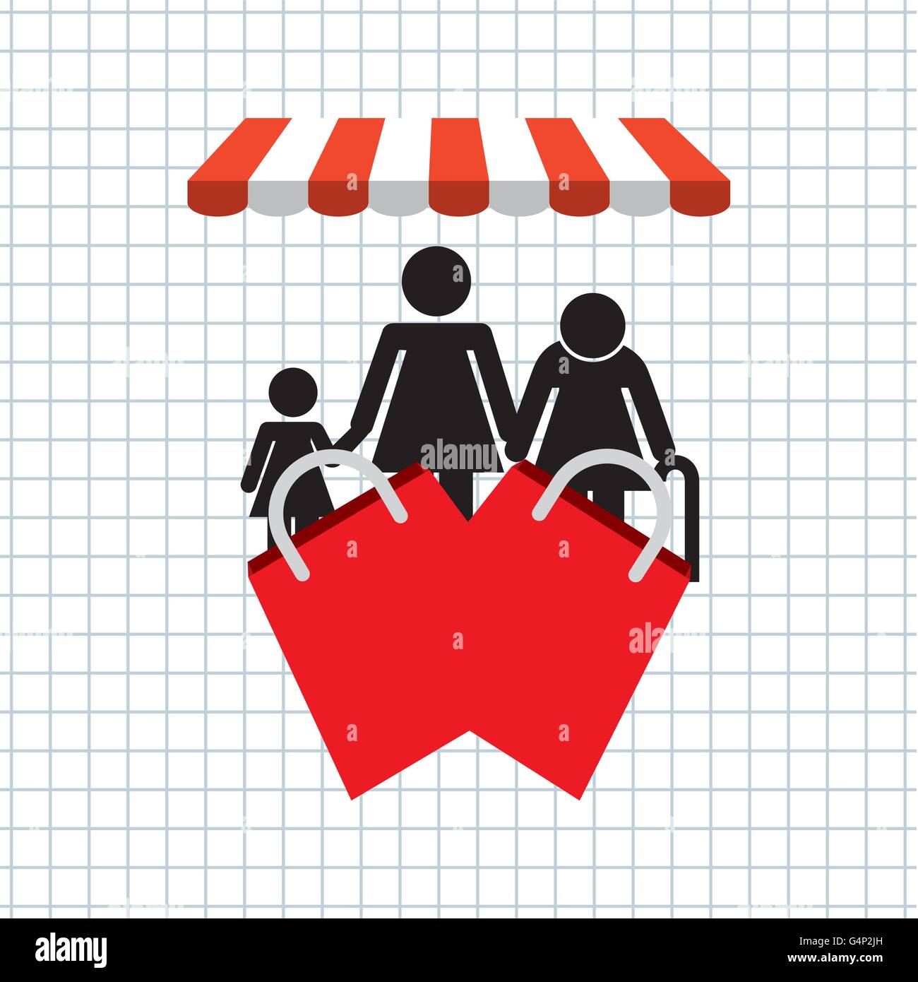 people shopping design Stock Vector Image & Art - Alamy