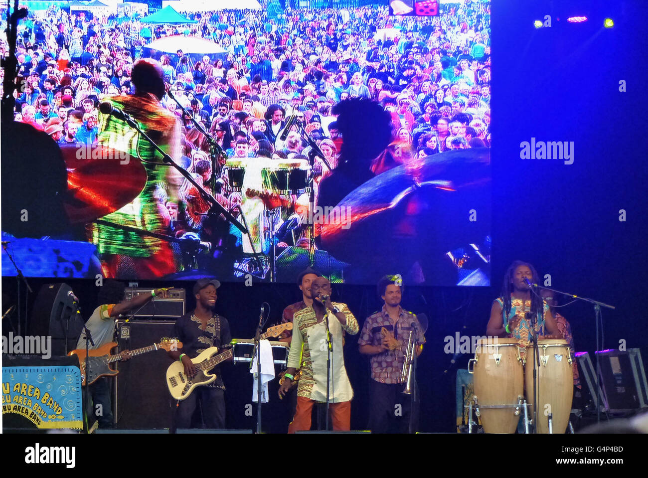 Liverpool, UK. 18th June, 2016. Africa Oye, UK's Largest African Music Festival, Gets Under Way in Sefton Park,Liverpool Credit:  Pak Hung Chan/Alamy Live News Stock Photo