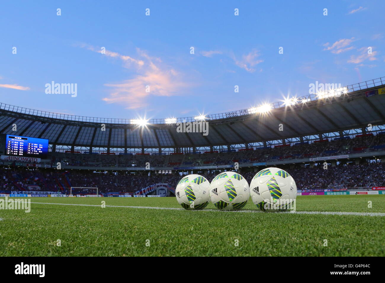 Ajinomoto Stadium, Tokyo, Japan. 18th June, 2016. General view, JUNE 18, 2016 - Football/Soccer : 2016 J1 League 1st stage match between F.C. Tokyo 1-1 Albirex Niigata at Ajinomoto Stadium, Tokyo, Japan. © AFLO SPORT/Alamy Live News Stock Photo