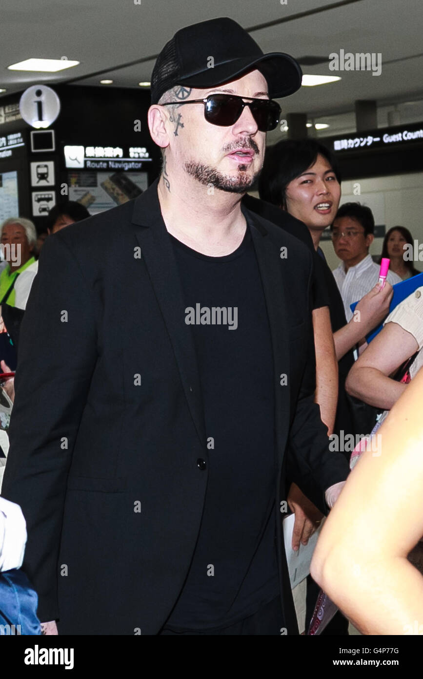 Chiba, Japan. 19th June, 2016. British singer Boy arrives at