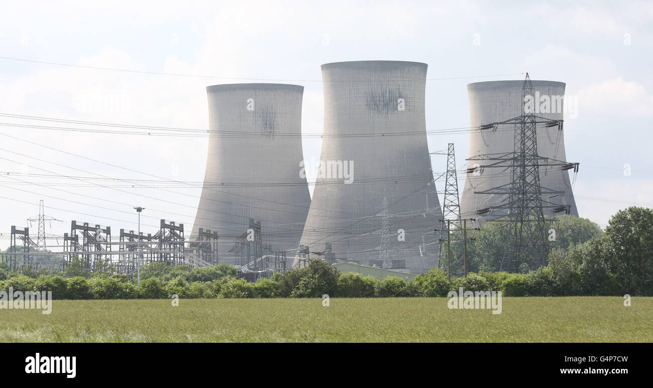 Didcot, Oxfordshire, UK. 19th June 2016. GV of the remains of the