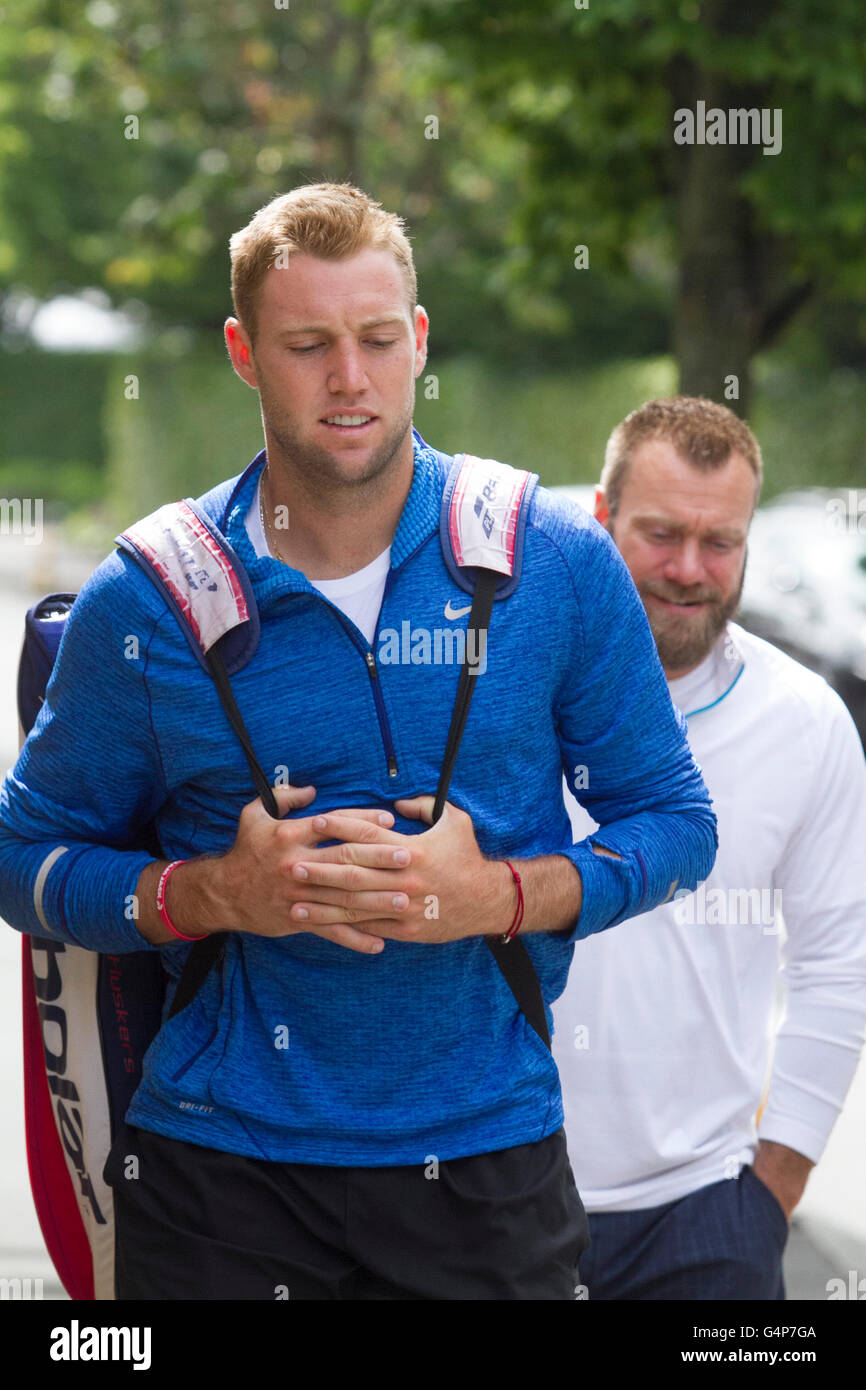 Wimbledon London,UK. 19th June 2016. American professional player Jack