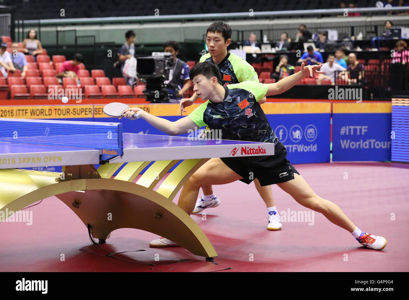 Ma Long & Xu Xin (CHN), JUNE 19, 2016 - Table Tennis : ITTF World Tour  Japan Open 2016 Men's Doubles Final at Tokyo Metropolitan Gymnasium, Tokyo,  Japan. (Photo by AFLO SPORT Stock Photo - Alamy