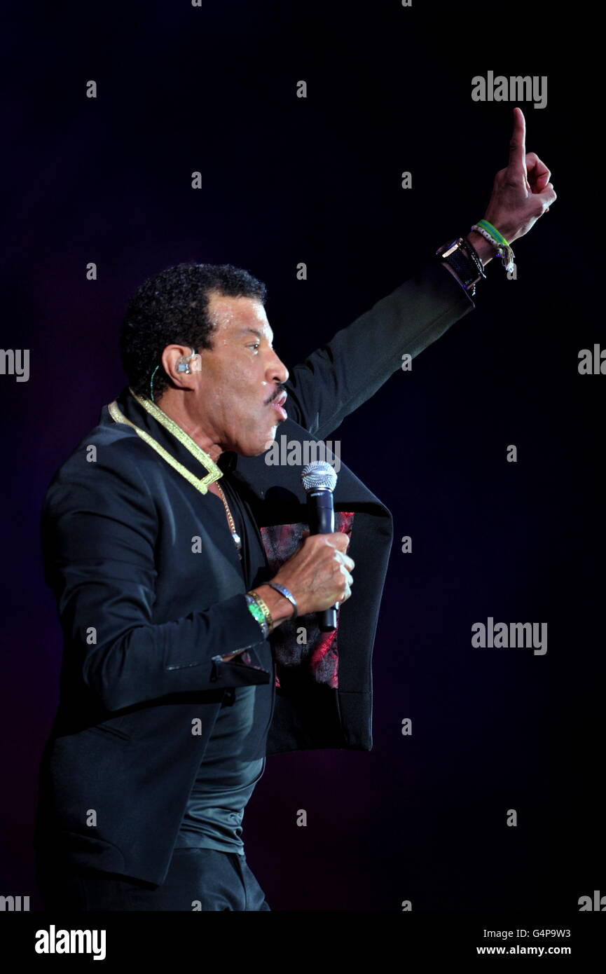 Landore, Swansea, UK. 18th June, 2016. Saturday June 18th Lionel Richie