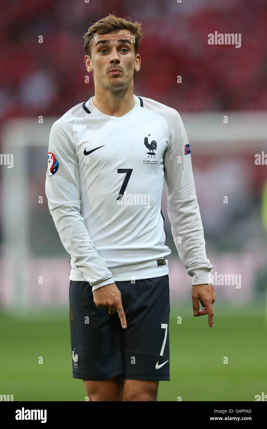 Lille France 19th June 2016 Antoine Griezmann In Action During Stock Photo Alamy