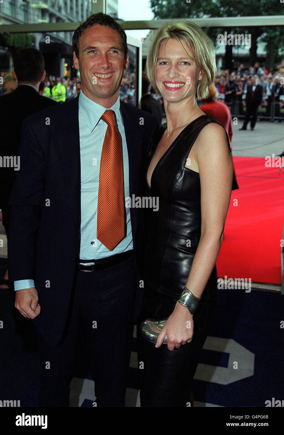Journalist AA Gill and girlfriend Nicola Formby arrive for the World ...
