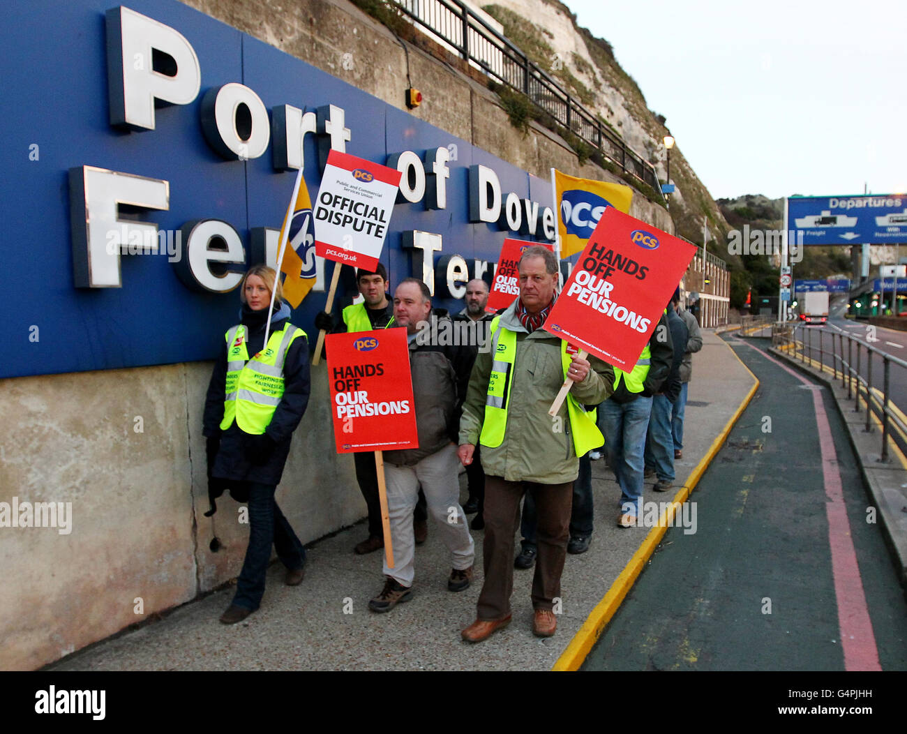 Public Sector Strike Stock Photo - Alamy