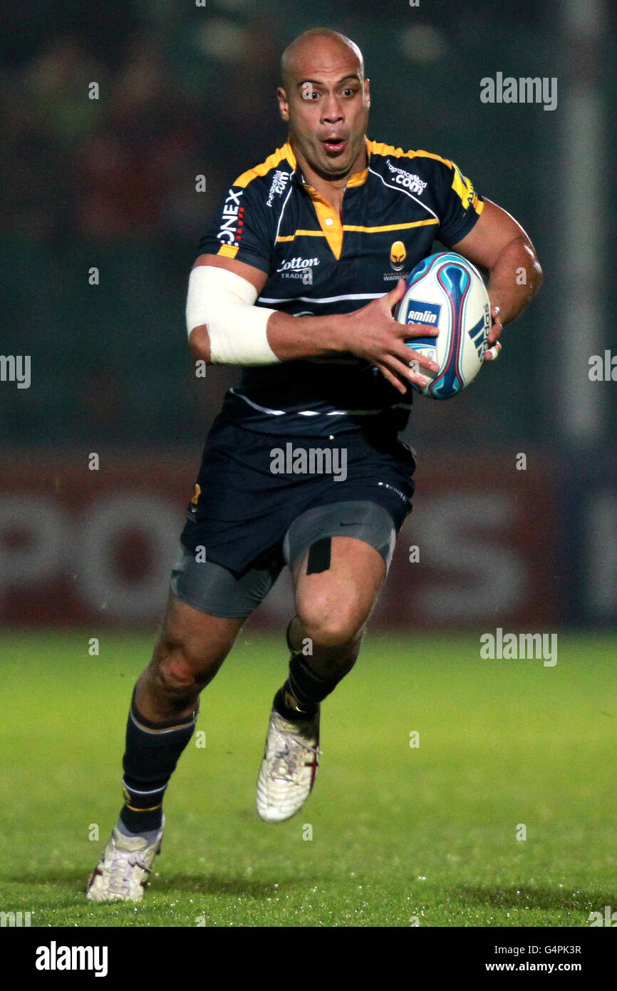 Rugby Union - Amlin Challenge Cup - First Round - Worcester Warriors v Stade Francais - Sixways Stadium Stock Photo