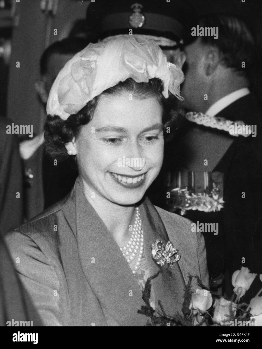 Queen elizabeth ii visit channel islands hires stock photography and