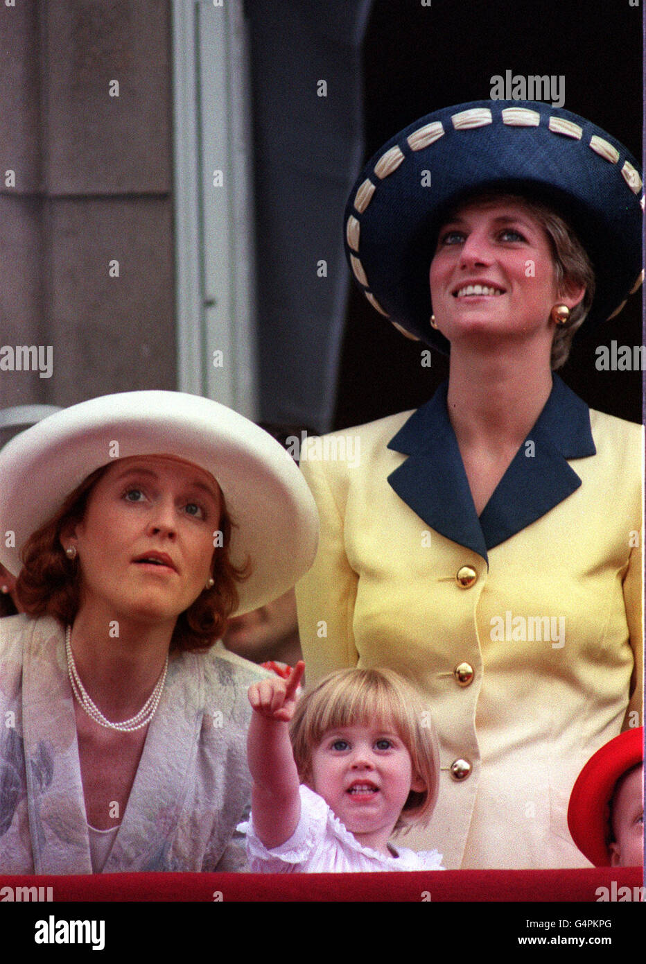 The Duchess of York (left) her daughter, Princess Beatrice and the