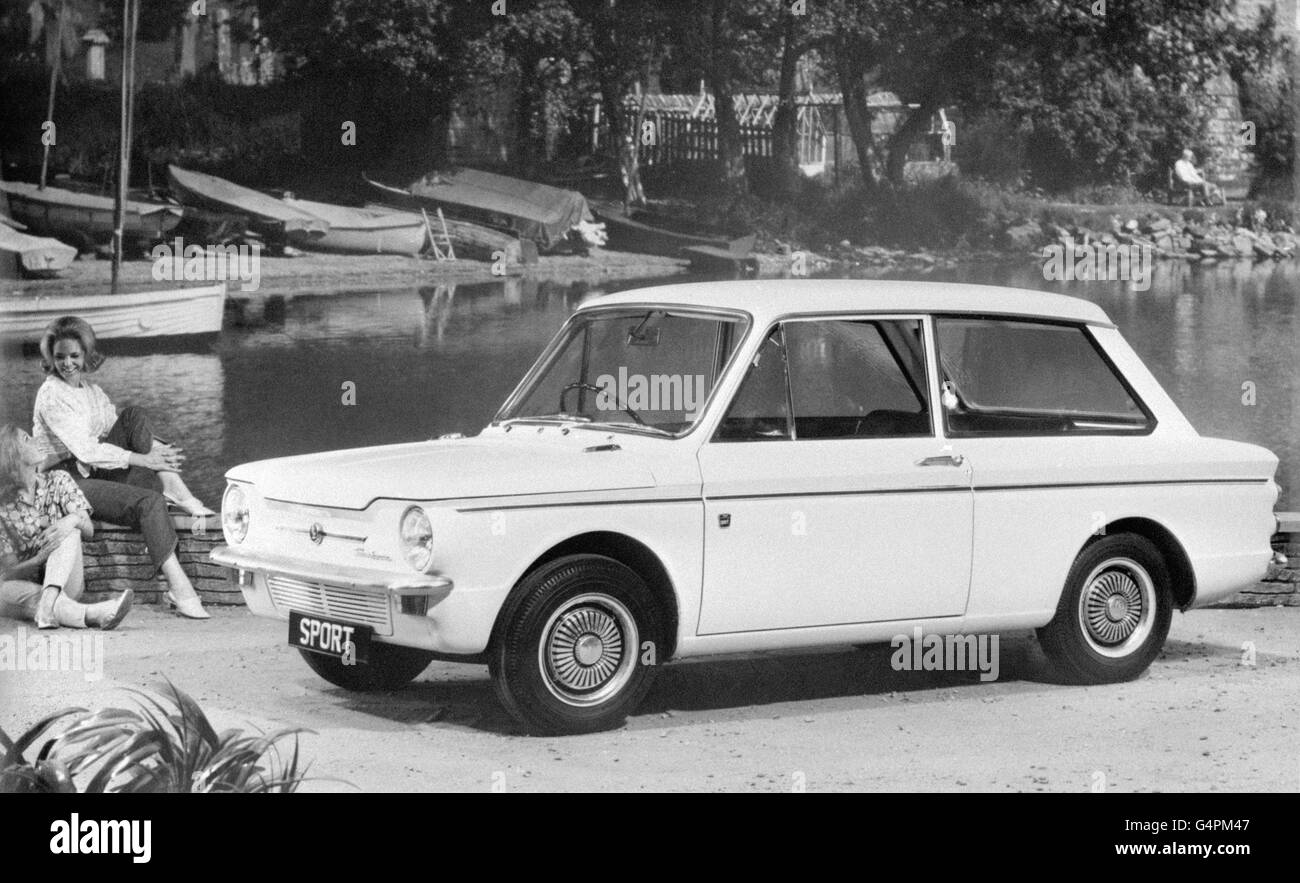 Transport - Road - Car Marques - Hillman. The new Sunbeam Imp, which is in production at the Roote Group's plants at Linwood, Renfrewshire. Stock Photo
