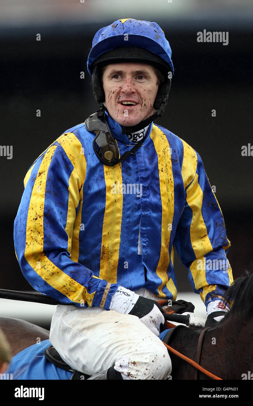Jockey tony mccoy at ludlow racecourse hires stock photography and