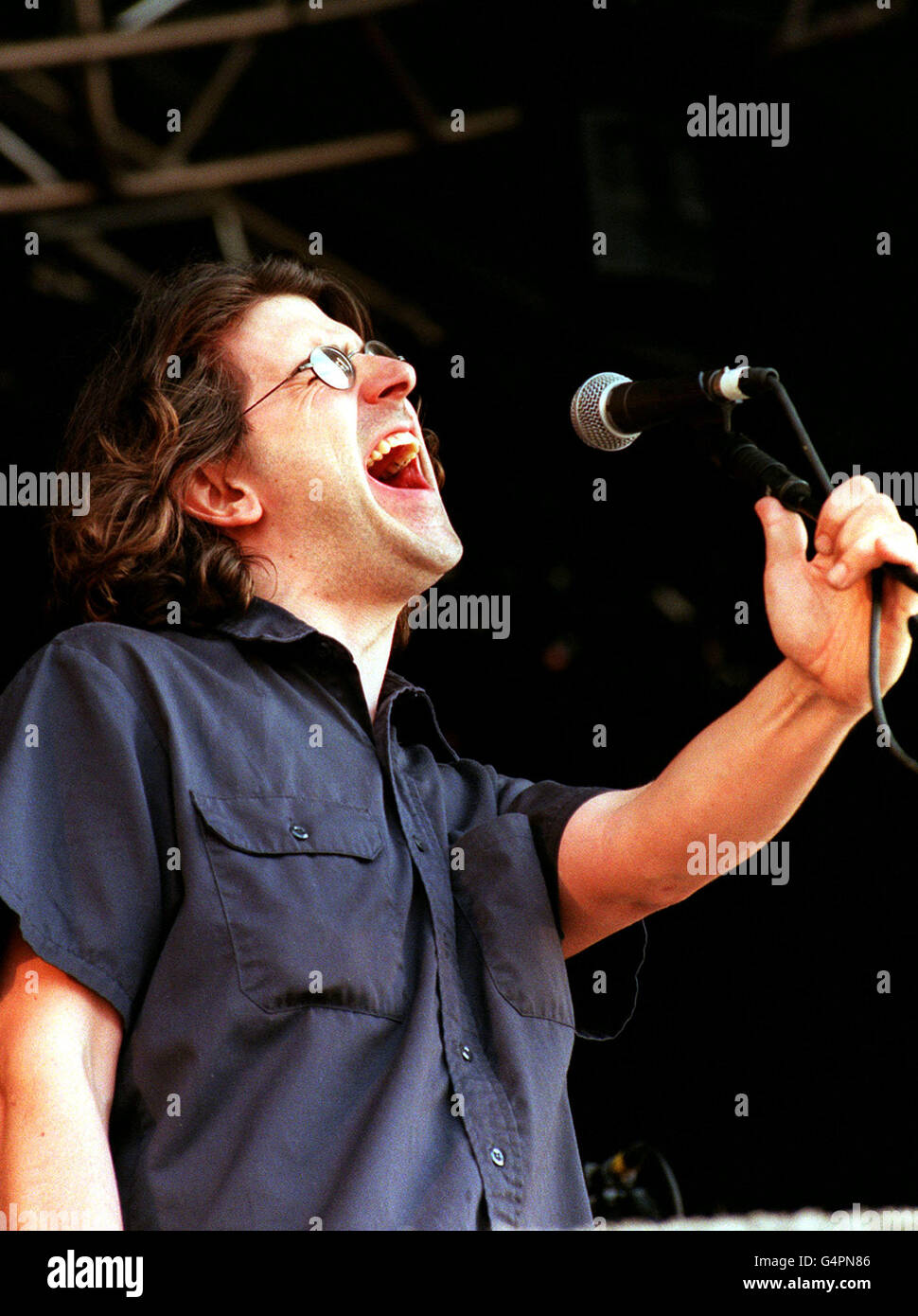 Lou Barlow Singer With The American Rock Band Sebaboh Performing On