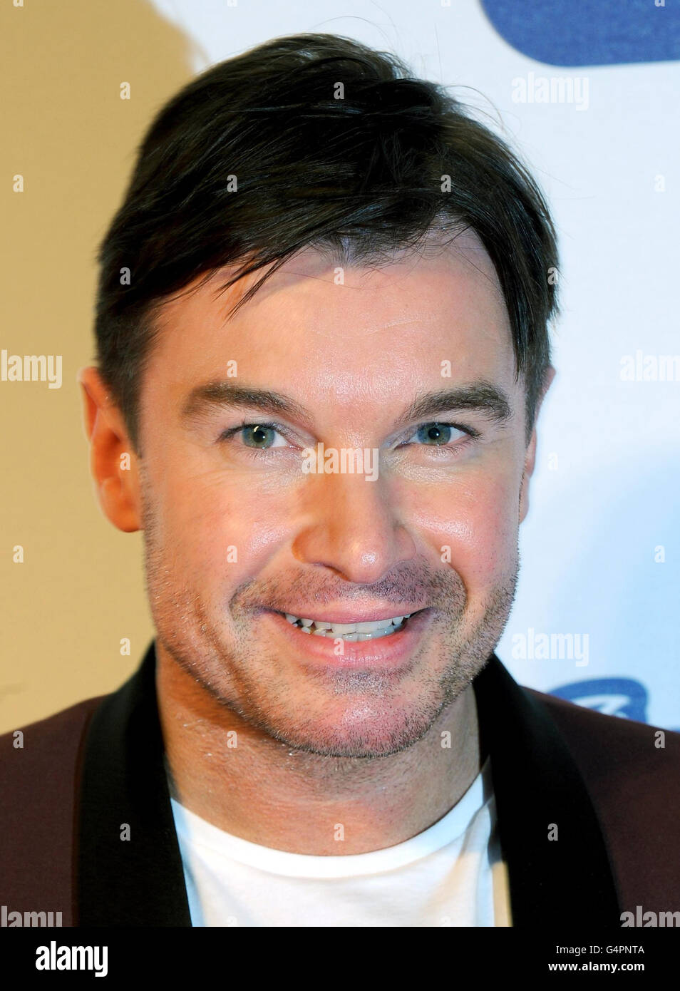 Greg Burns poses backstage during the Capital FM Jingle Bell Ball at
