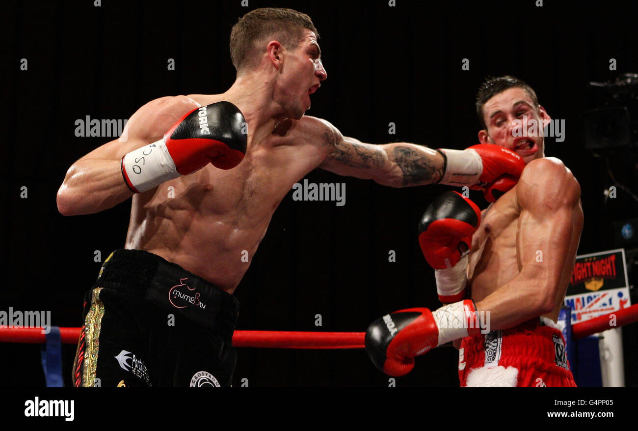 Boxing BBBofC British Light Middleweight Title Prince Arron v Stock