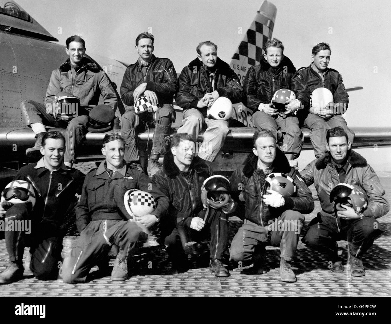 The Korean War - The RAF/USAF - 1953 Stock Photo