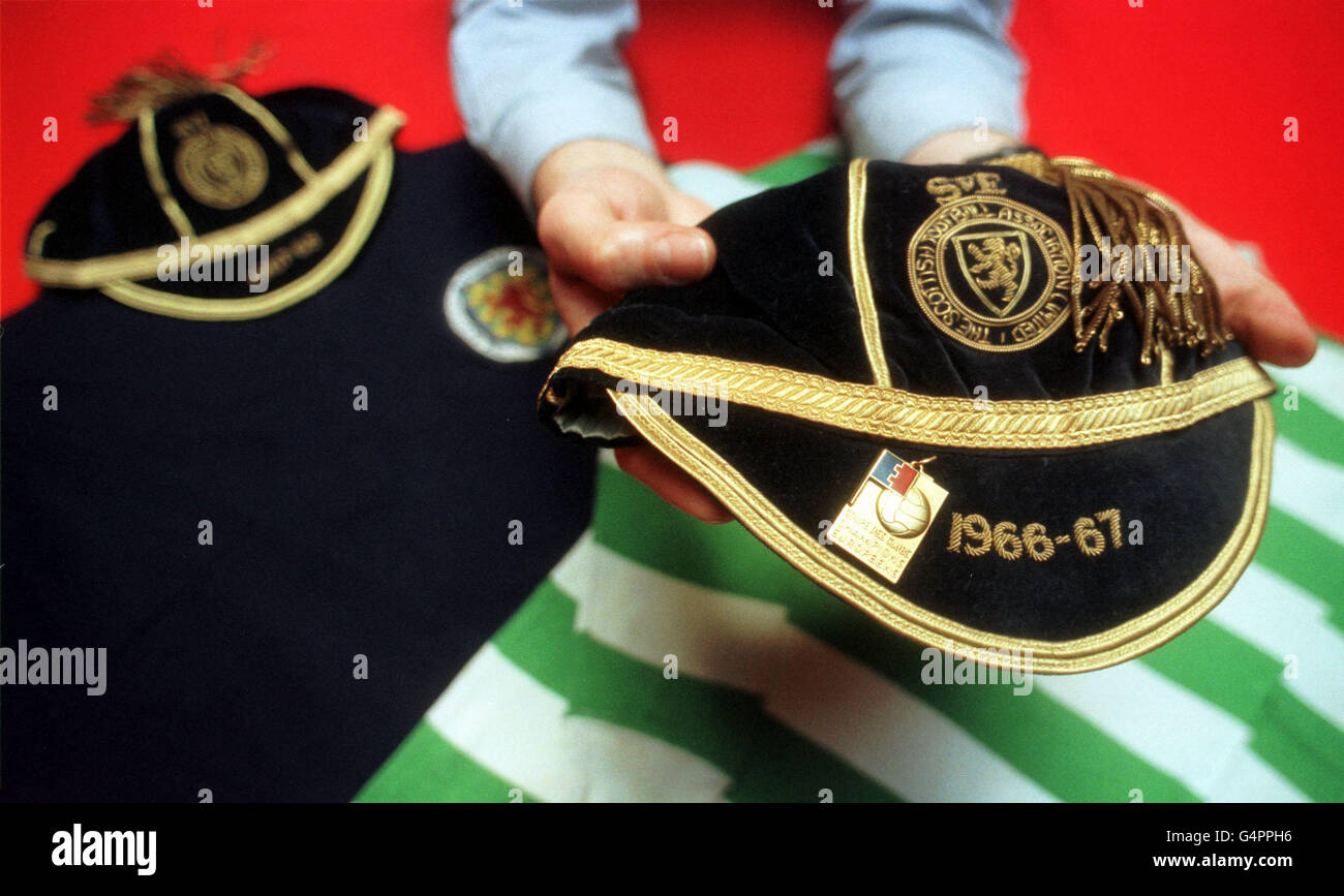 Celtic and Scottish football legend Willie Wallace's 18ct gold, red and blue European Cup Winner