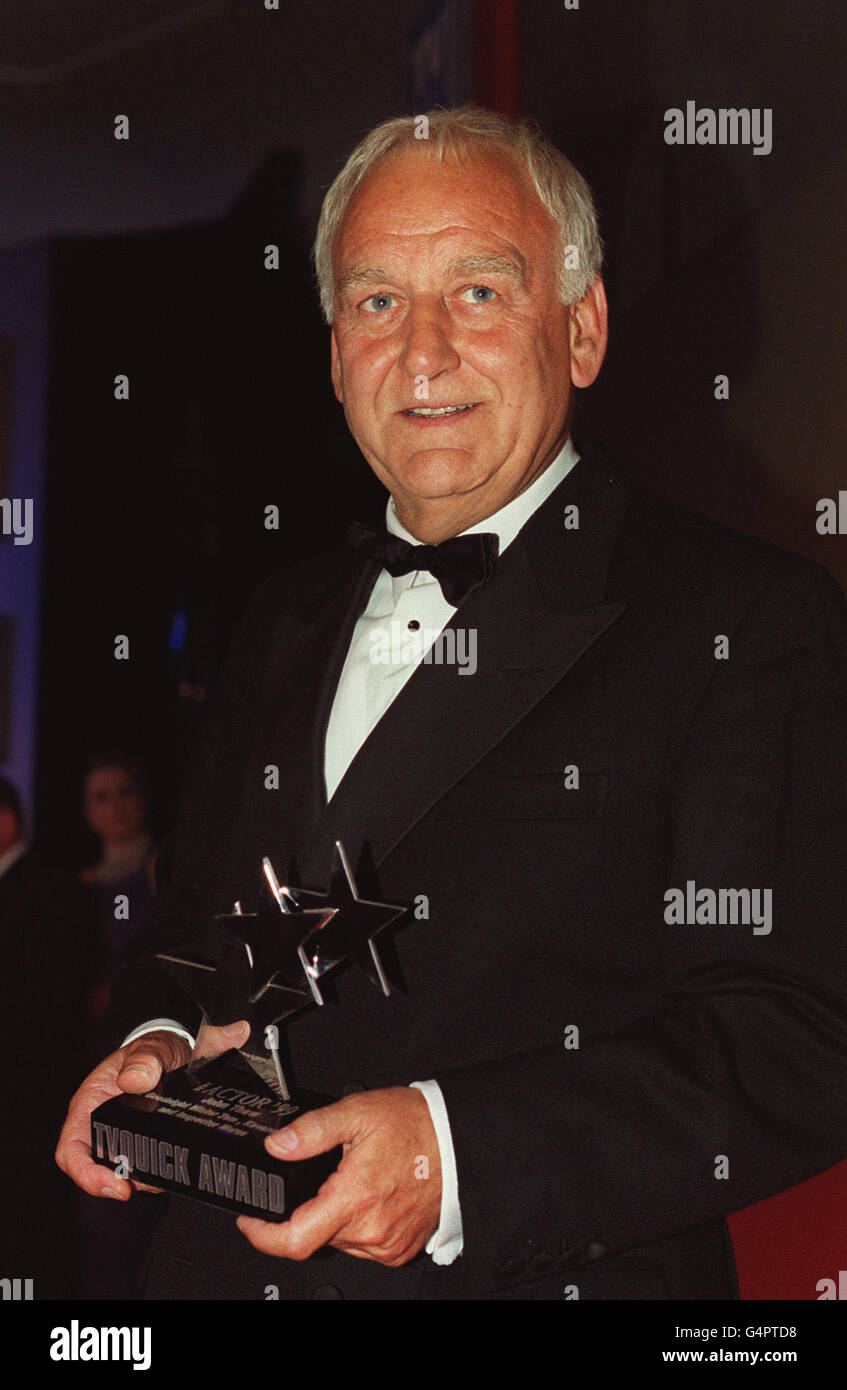 Actor John Thaw attends the TVQuick Awards ceremony at the Dorchester Hotel in London. Stock Photo